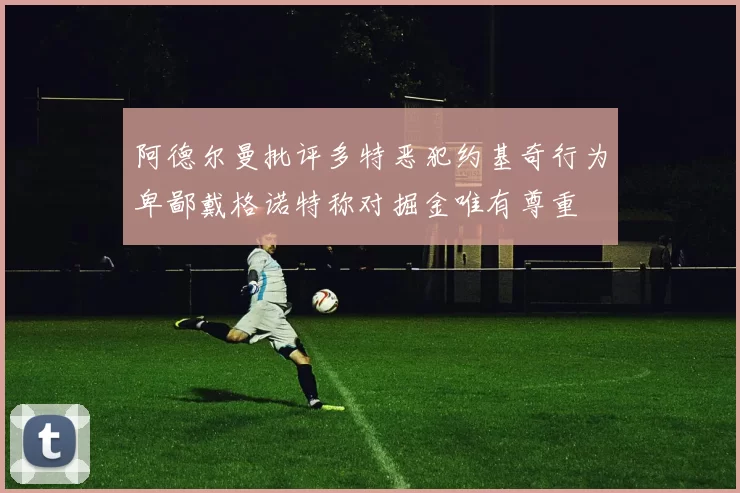 阿德尔曼批评多特恶犯约基奇行为卑鄙戴格诺特称对掘金唯有尊重